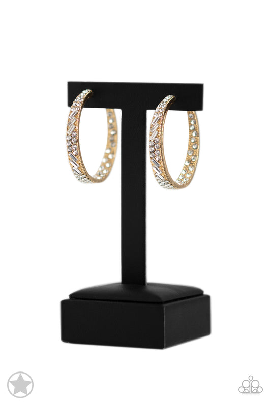 Paparazzi GLITZY By Association - Gold Earrings