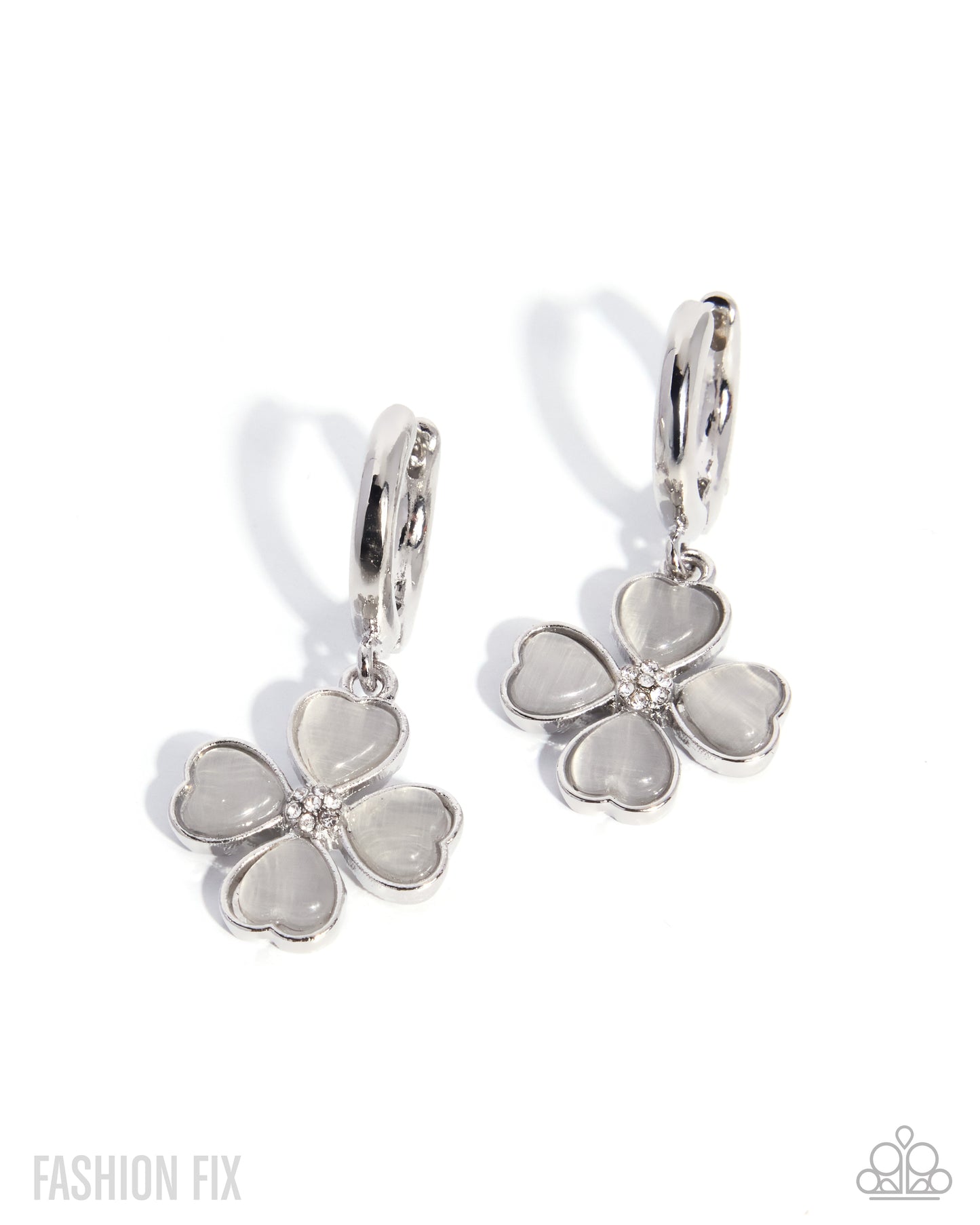 Paparazzi Genteel Grace - White Earrings