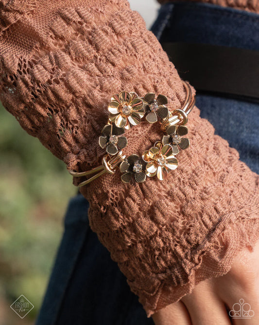 Paparazzi Genuine Garden - Gold Bracelet