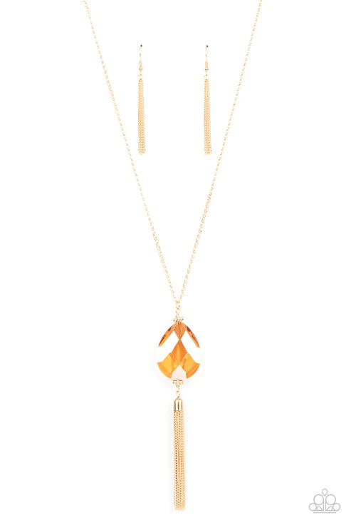 Paparazzi Interstellar Solstice - Gold Necklace