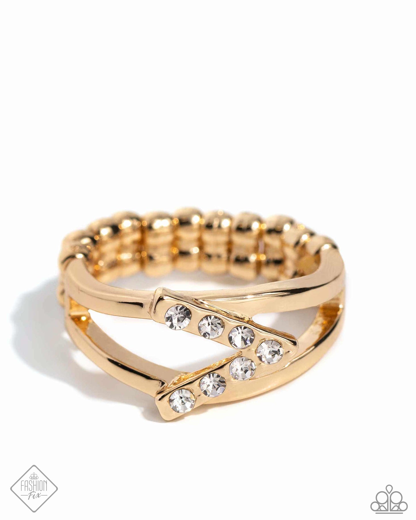 Paparazzi Linear Law - Gold Ring