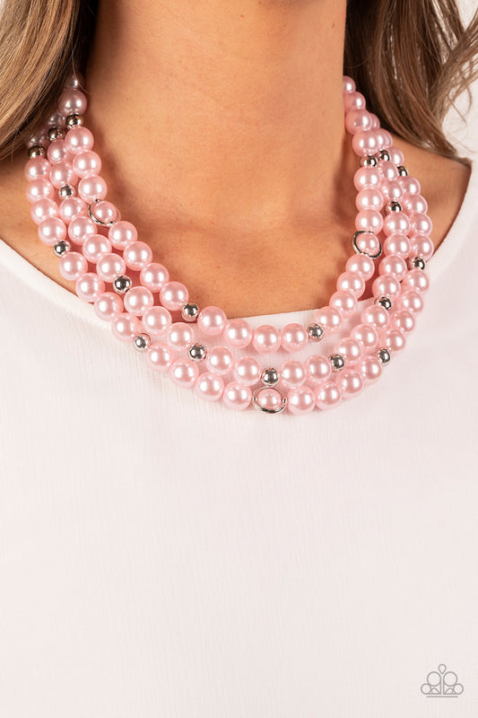 Paparazzi Needs No Introduction - Pink Necklace