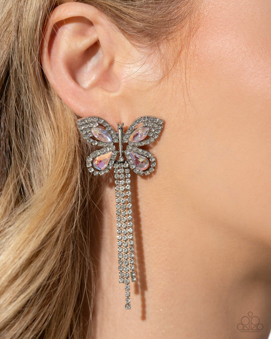 Paparazzi Next SOAR - Pink Earrings