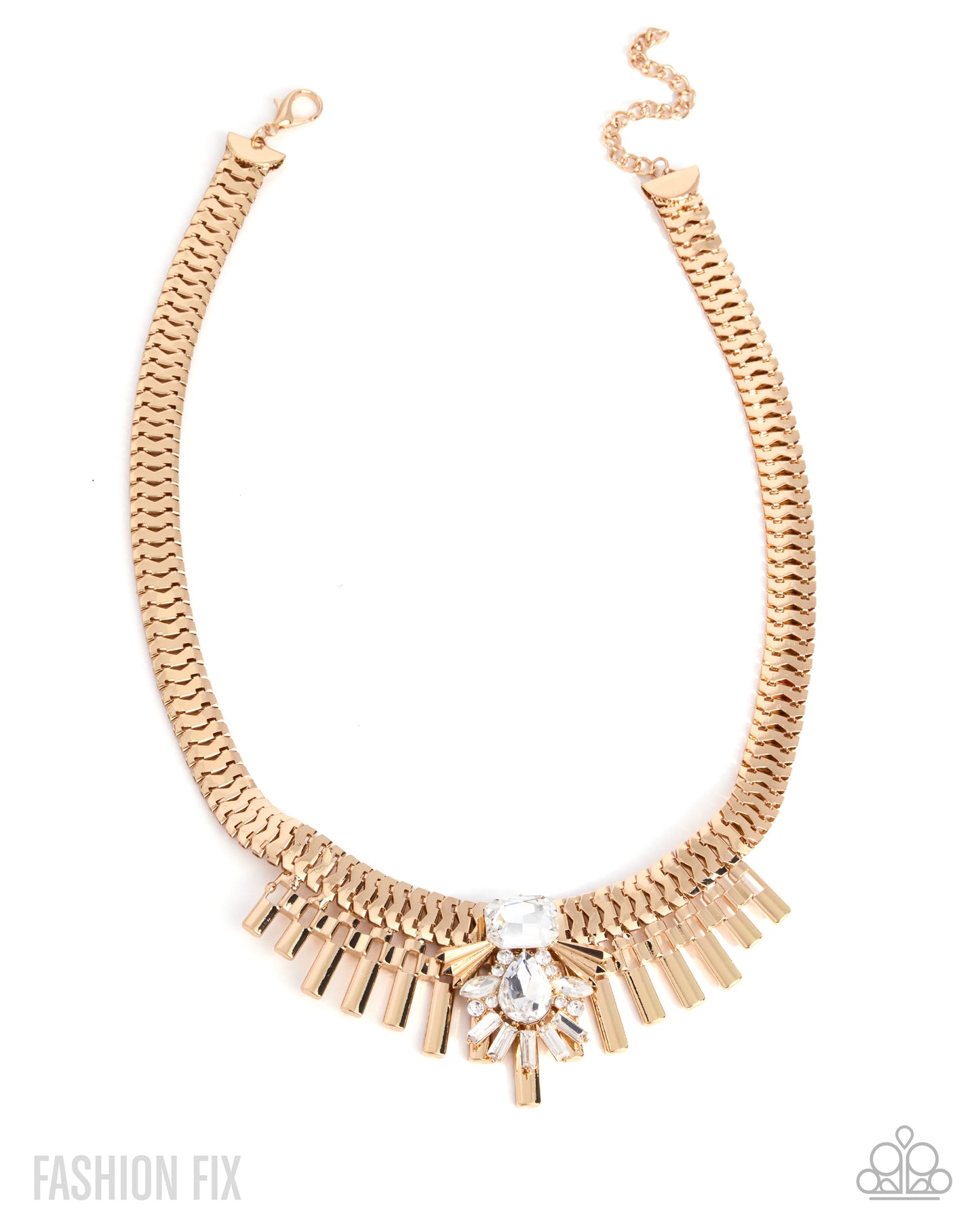Paparazzi Over The Top Opulence - Gold Necklace