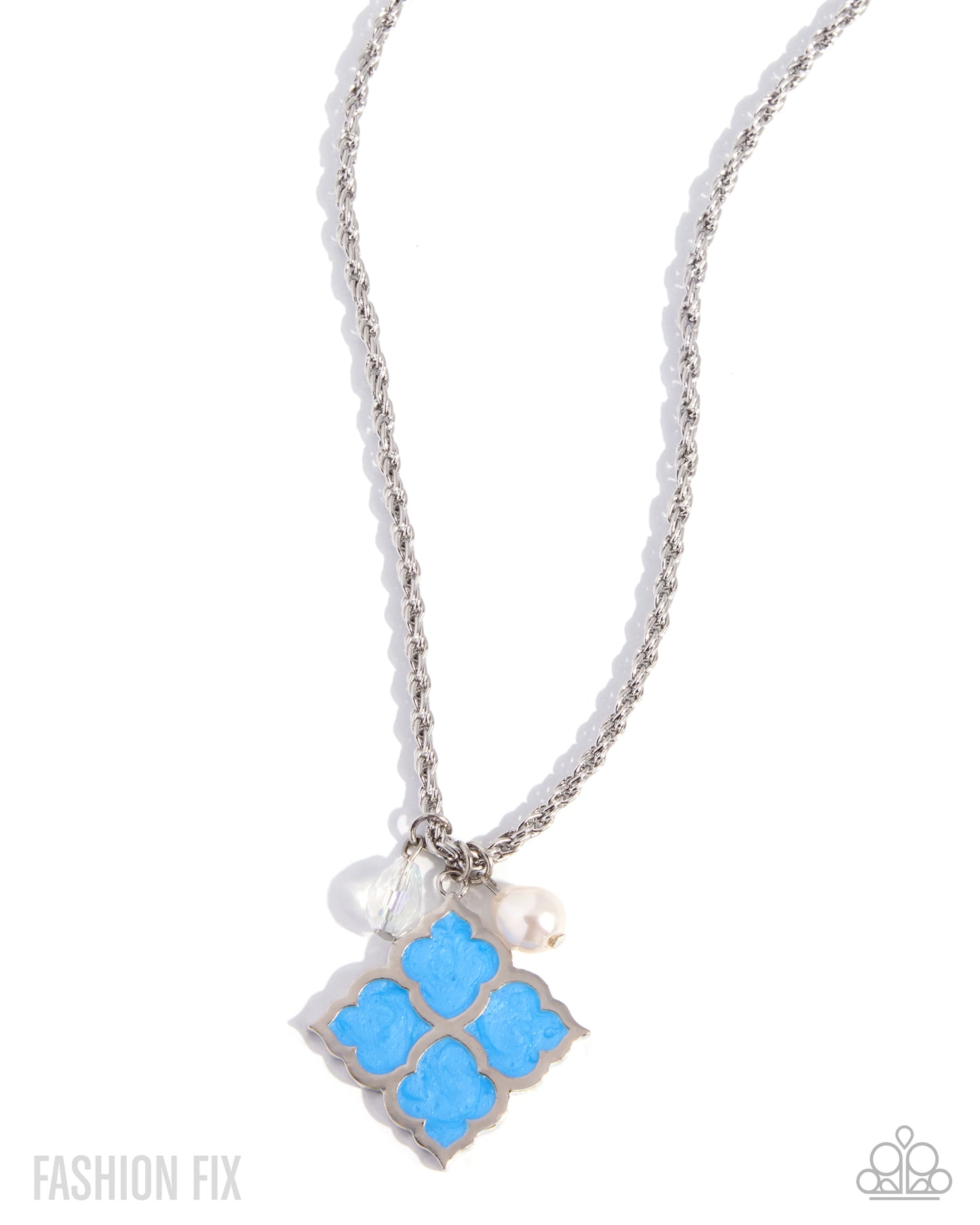 Paparazzi Pastoral Pirouette - Blue Necklace