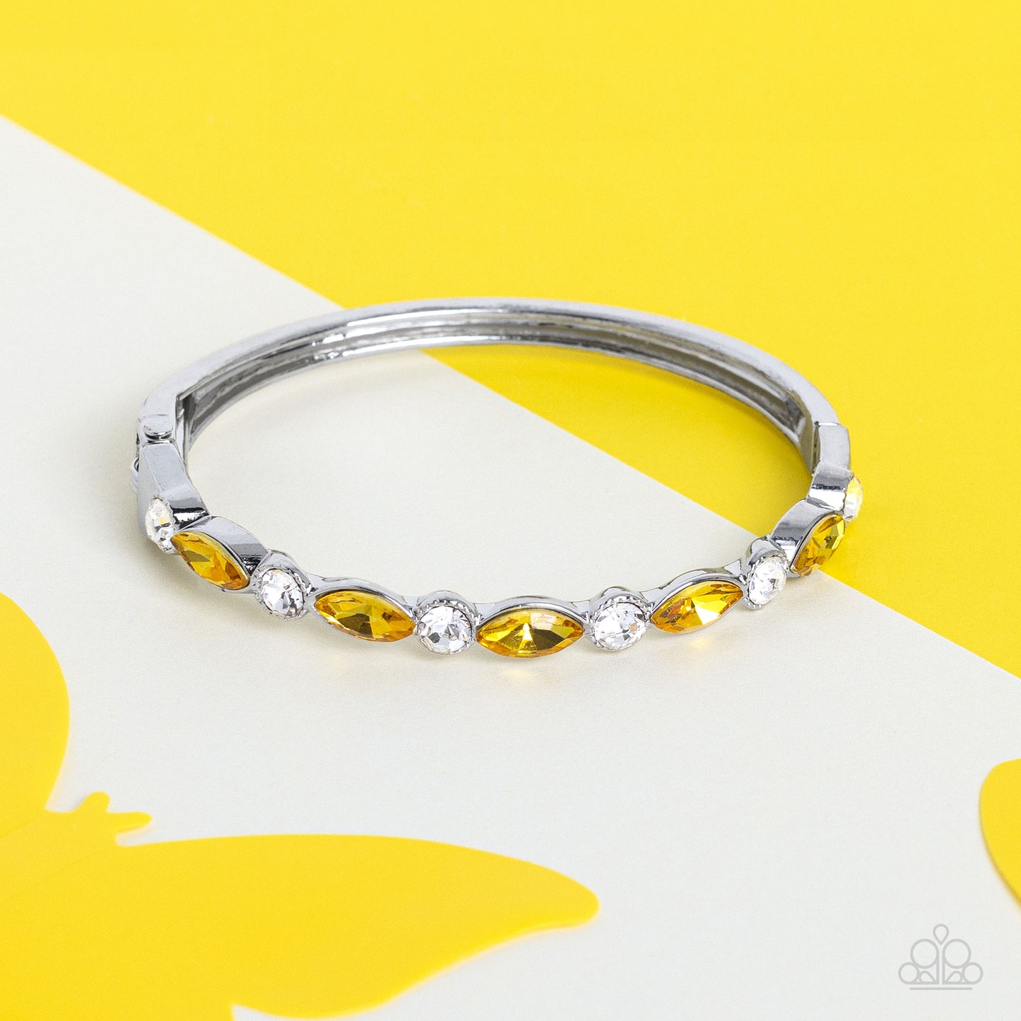 Petitely Powerhouse - Yellow Paparazzi Bracelet