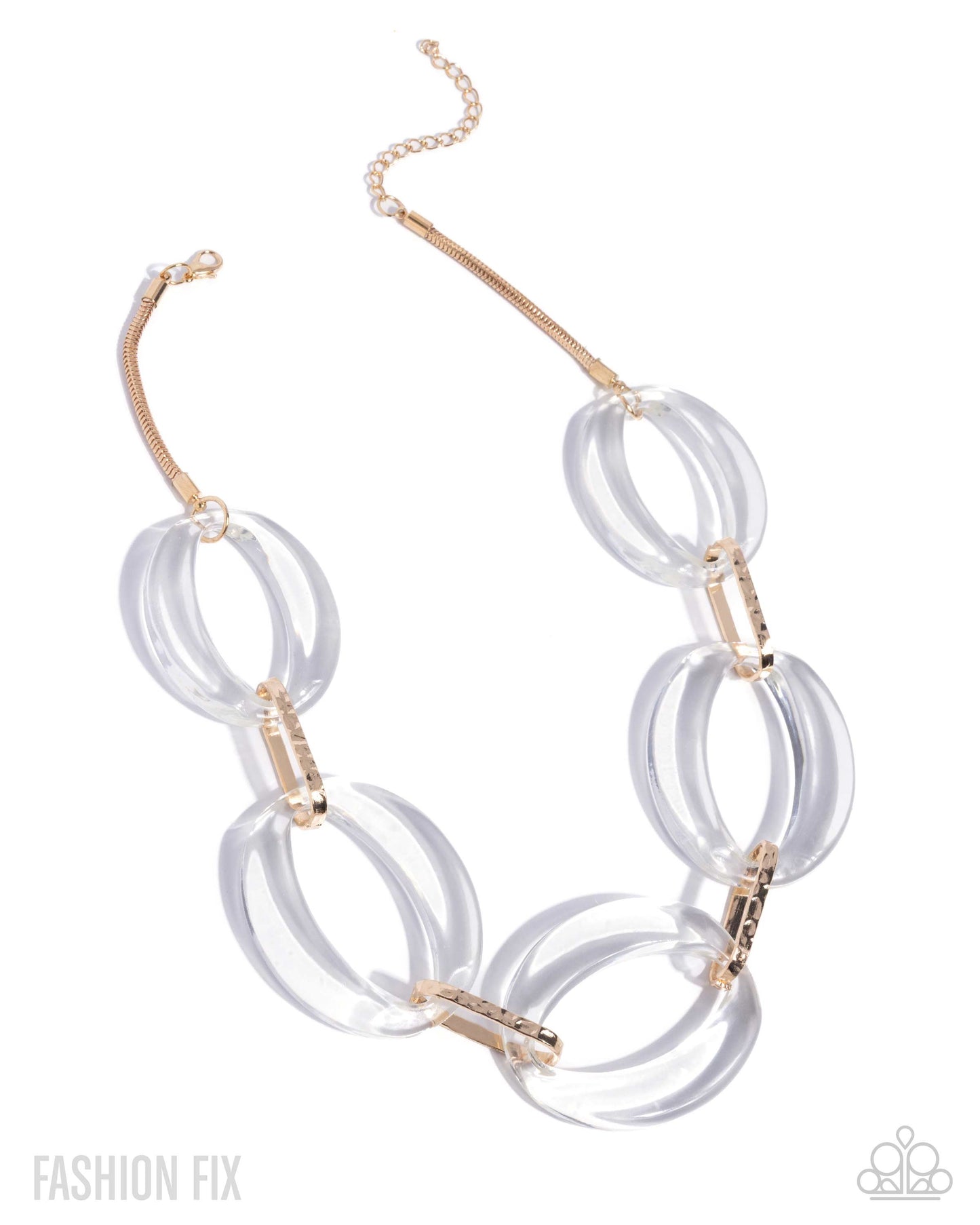 Paparazzi Playful Period - Gold Necklace