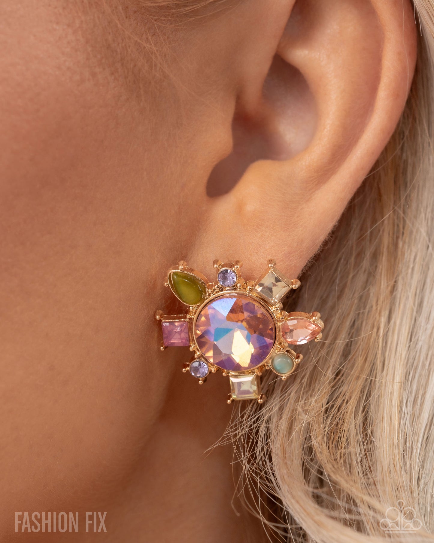 Paparazzi Proper Polish - Multi Earrings