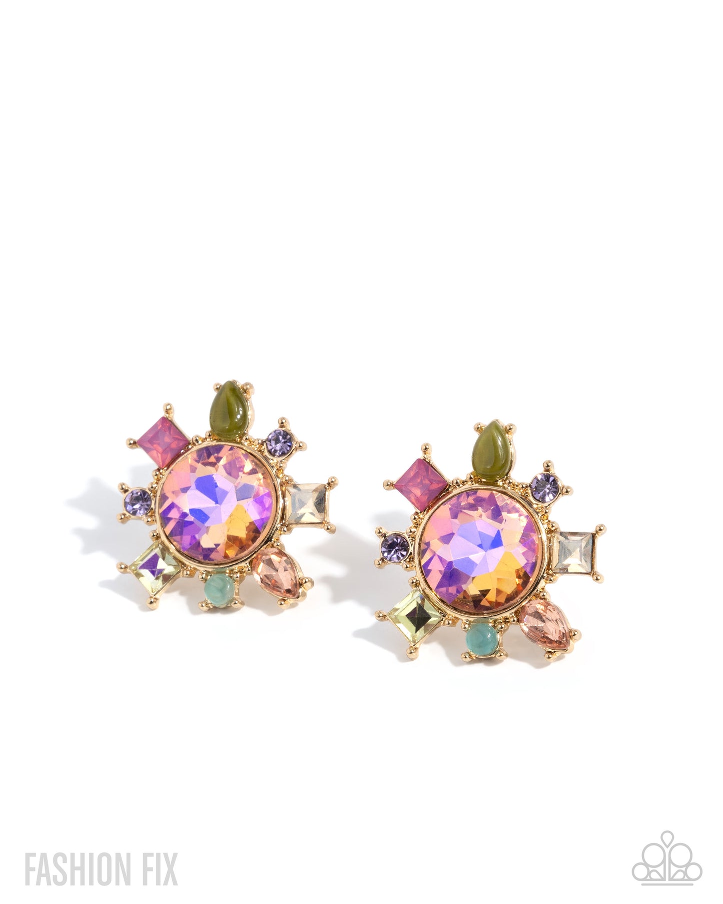 Paparazzi Proper Polish - Multi Earrings