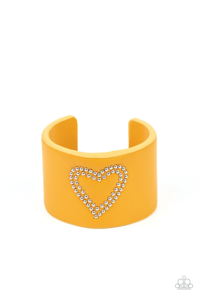 Paparazzi Rodeo Romance - Yellow Bracelet