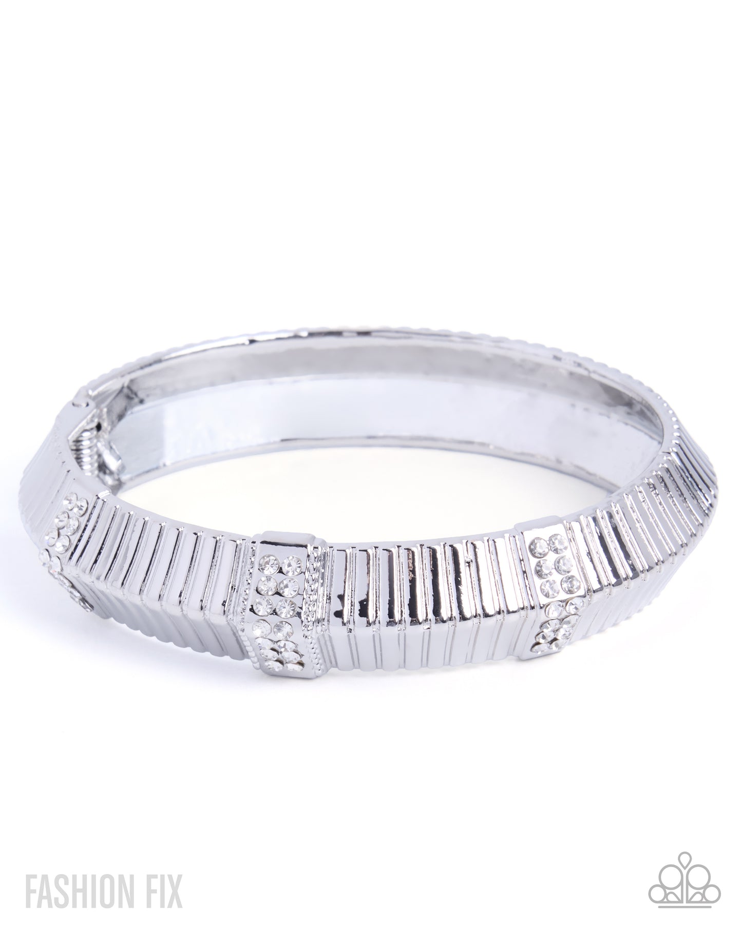 Paparazzi Radical Redirection - White Bracelet