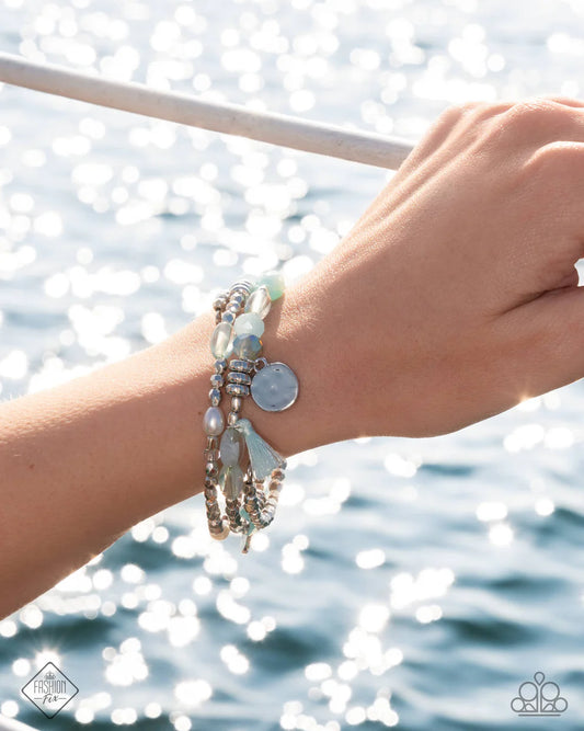 Paparazzi Refreshing Revel -Blue Bracelet