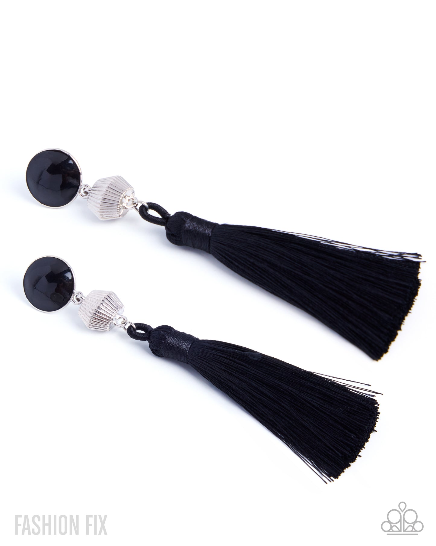 Paparazzi Sassy Shift - Black Earrings