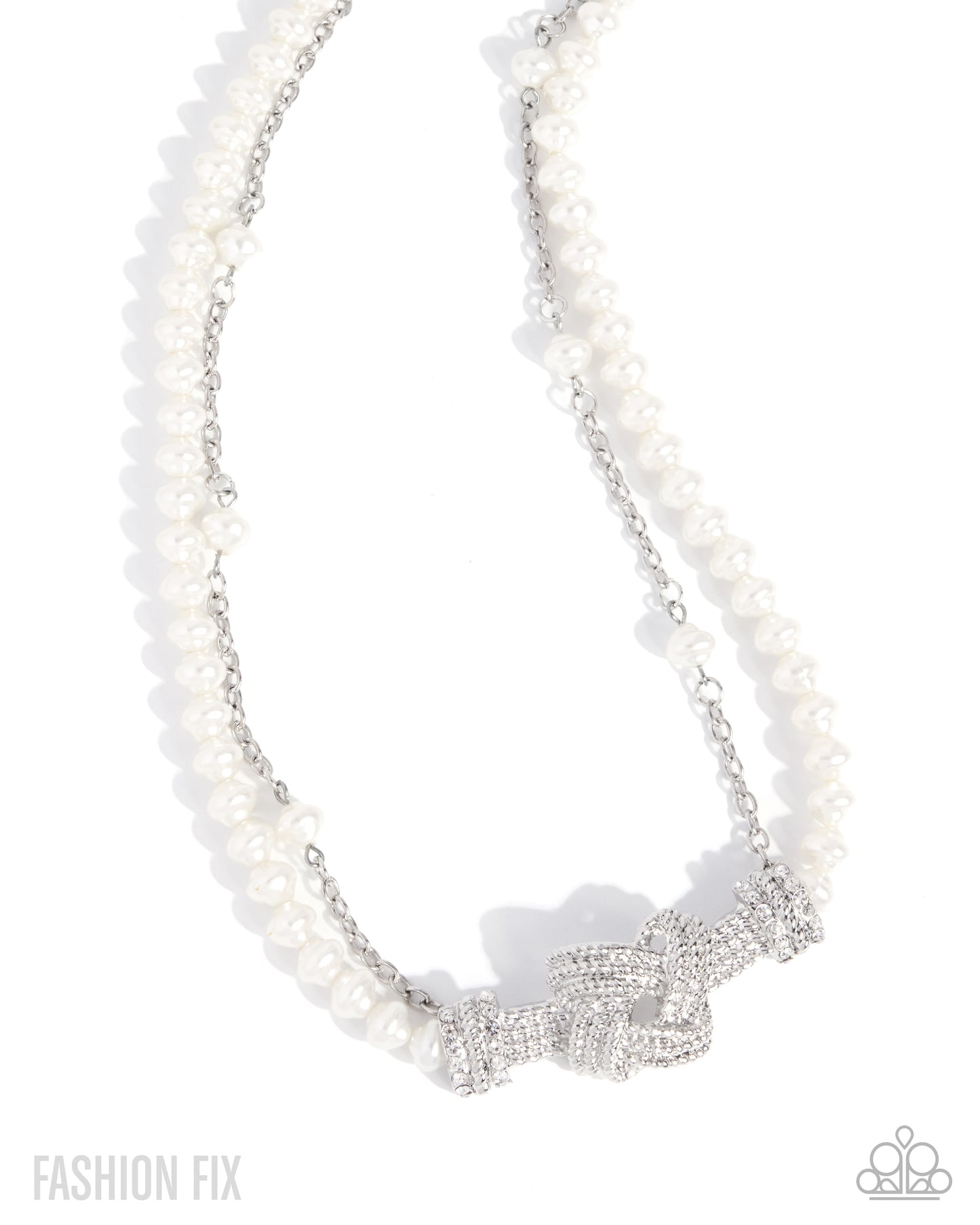 Paparazzi Select Sass - White Necklace