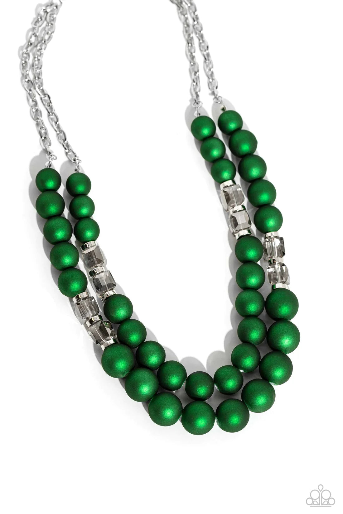 Paparazzi Shopaholic Season - Green Necklace