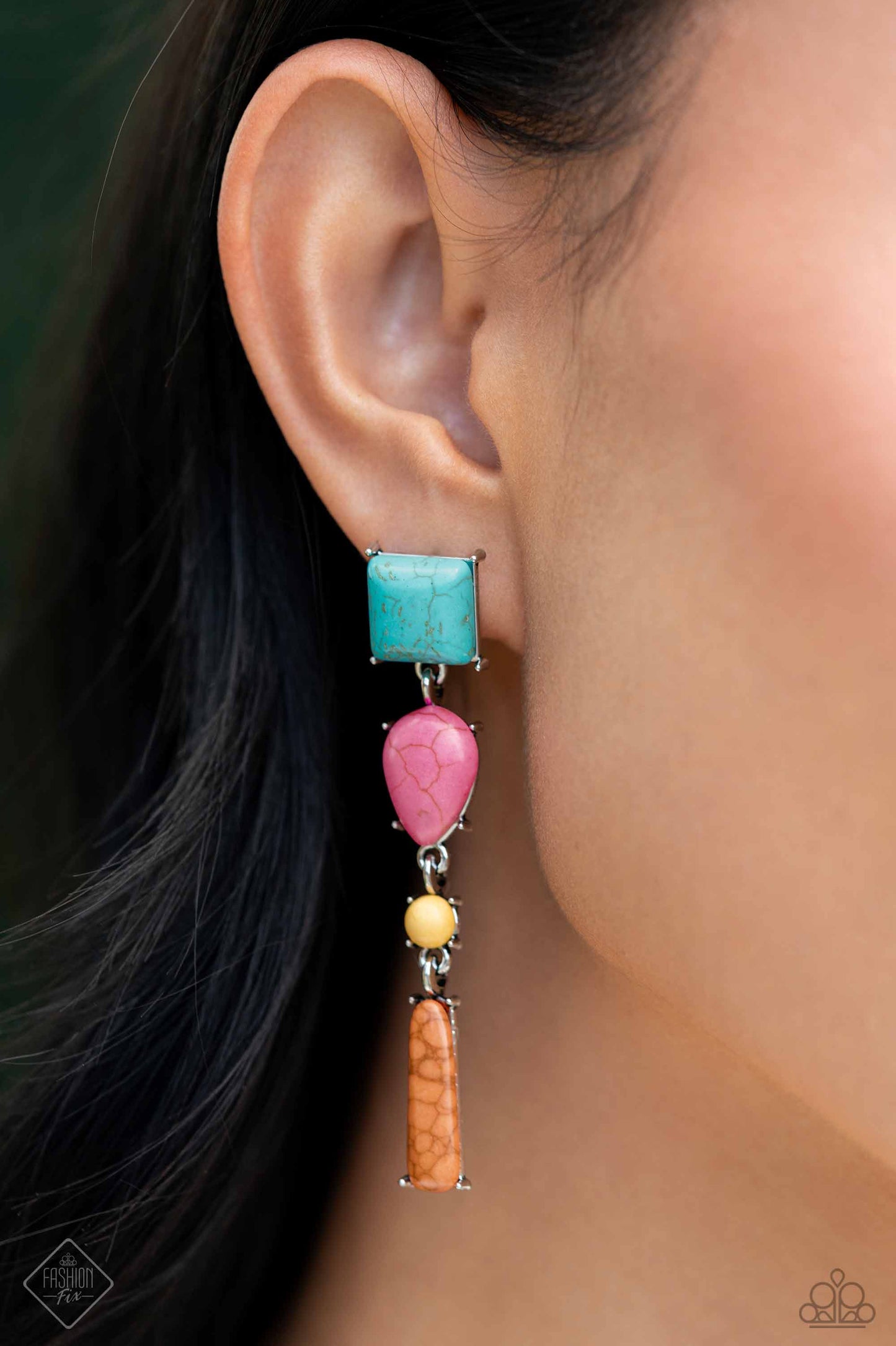 Paparazzi Saharan Sabbatical - Blue Earrings