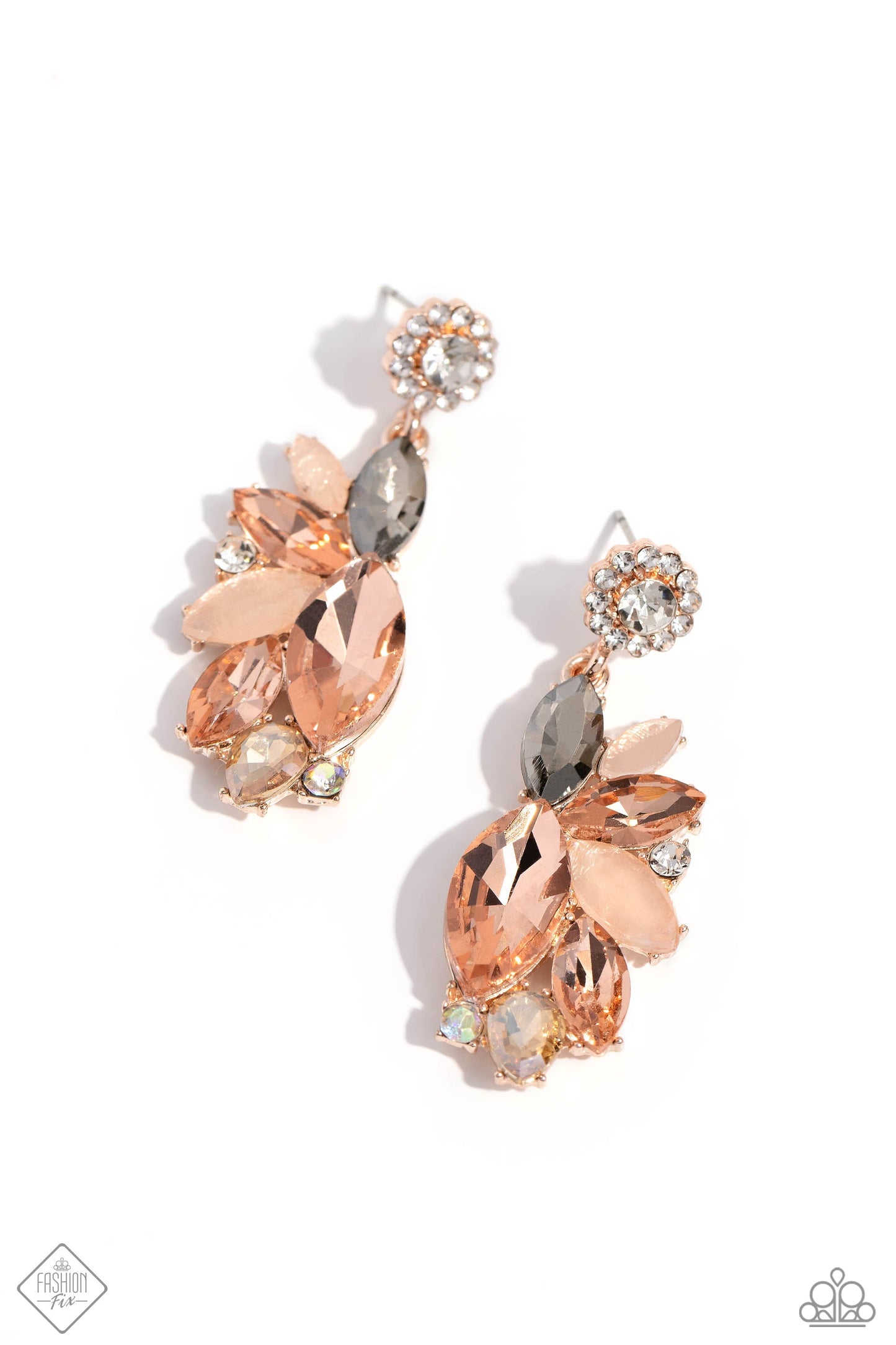 Paparazzi Soft Sashay - Rose Gold Earrings