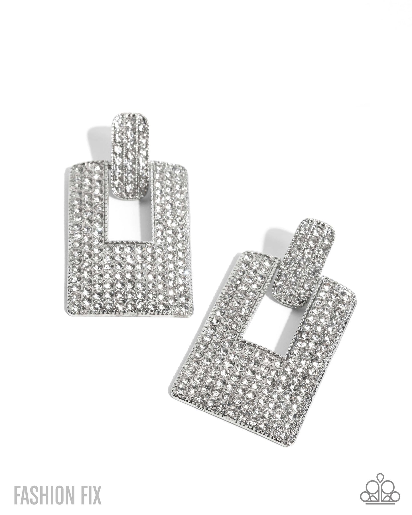 Paparazzi Sophisticated Stage - White Earrings