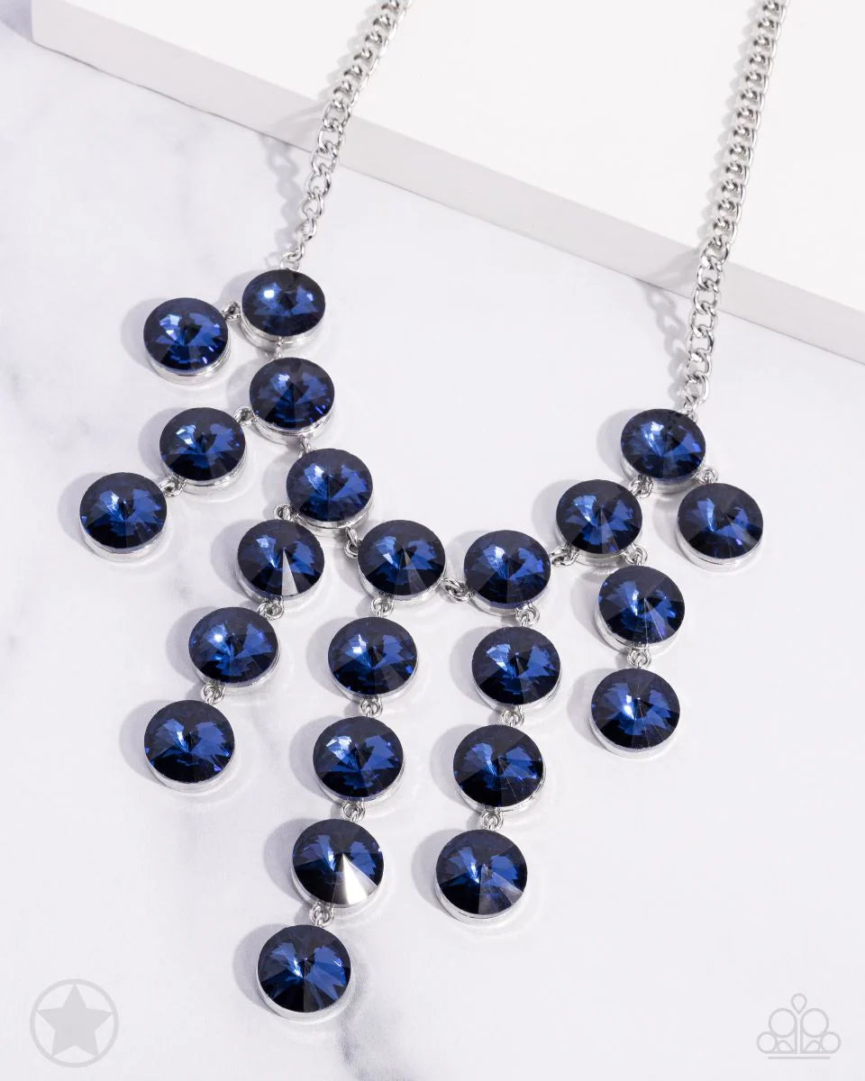 Paparazzi Spotlight Stunner - Blue Necklace