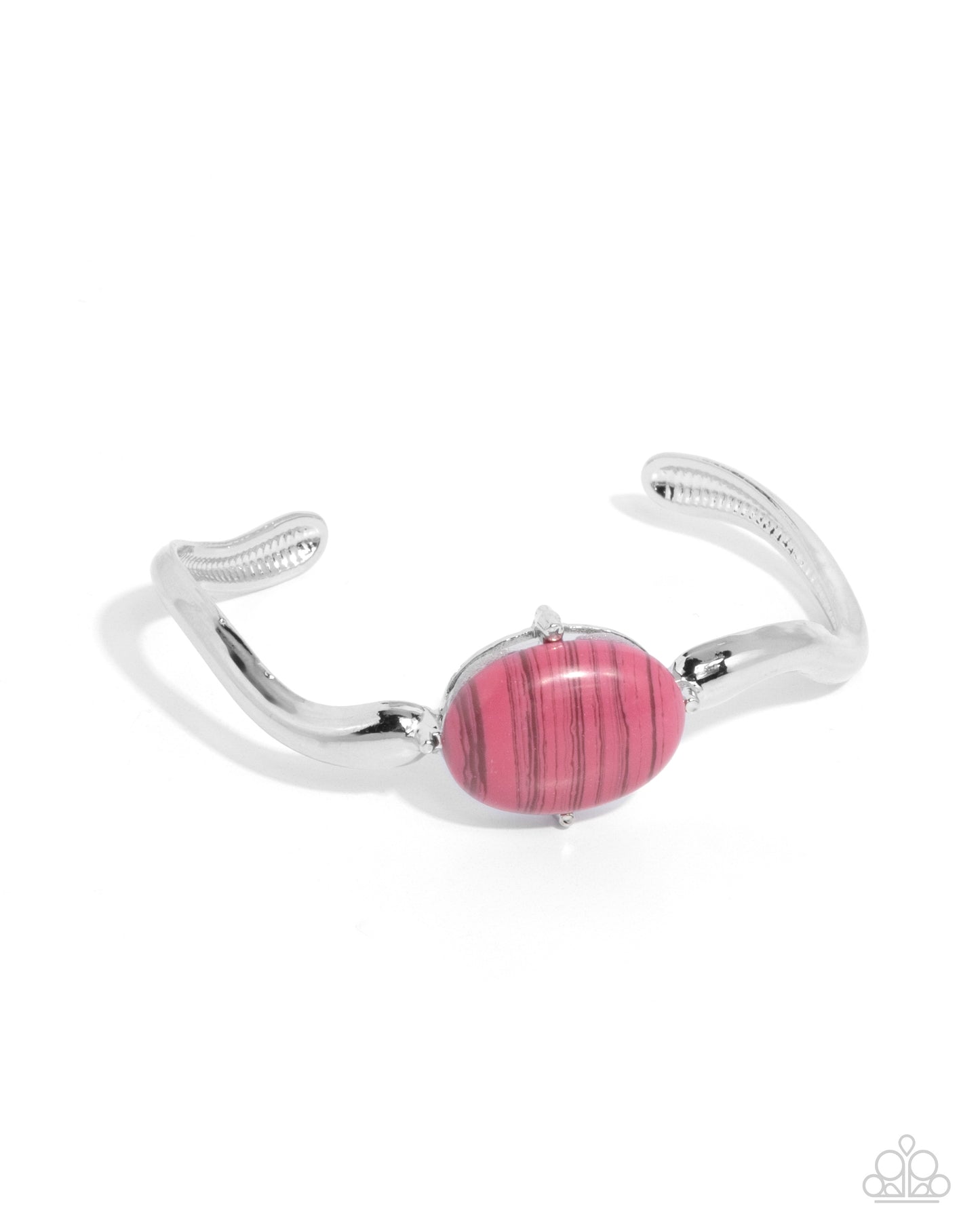 Paparazzi Striped Sensation - Pink Bracelet