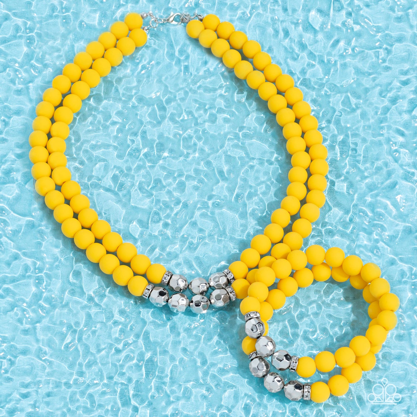 Summer Splash - Yellow Paparazzi Necklace