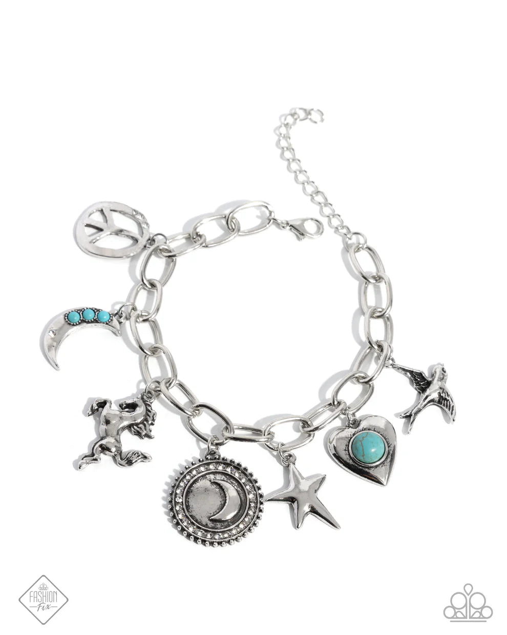 Paparazzi Technical Token - Blue Bracelet