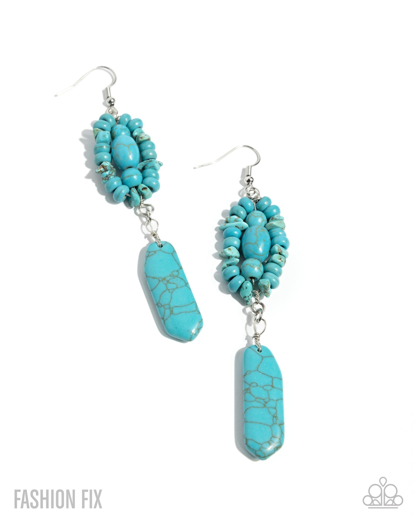 Paparazzi Valuable Voyage - Blue Earrings