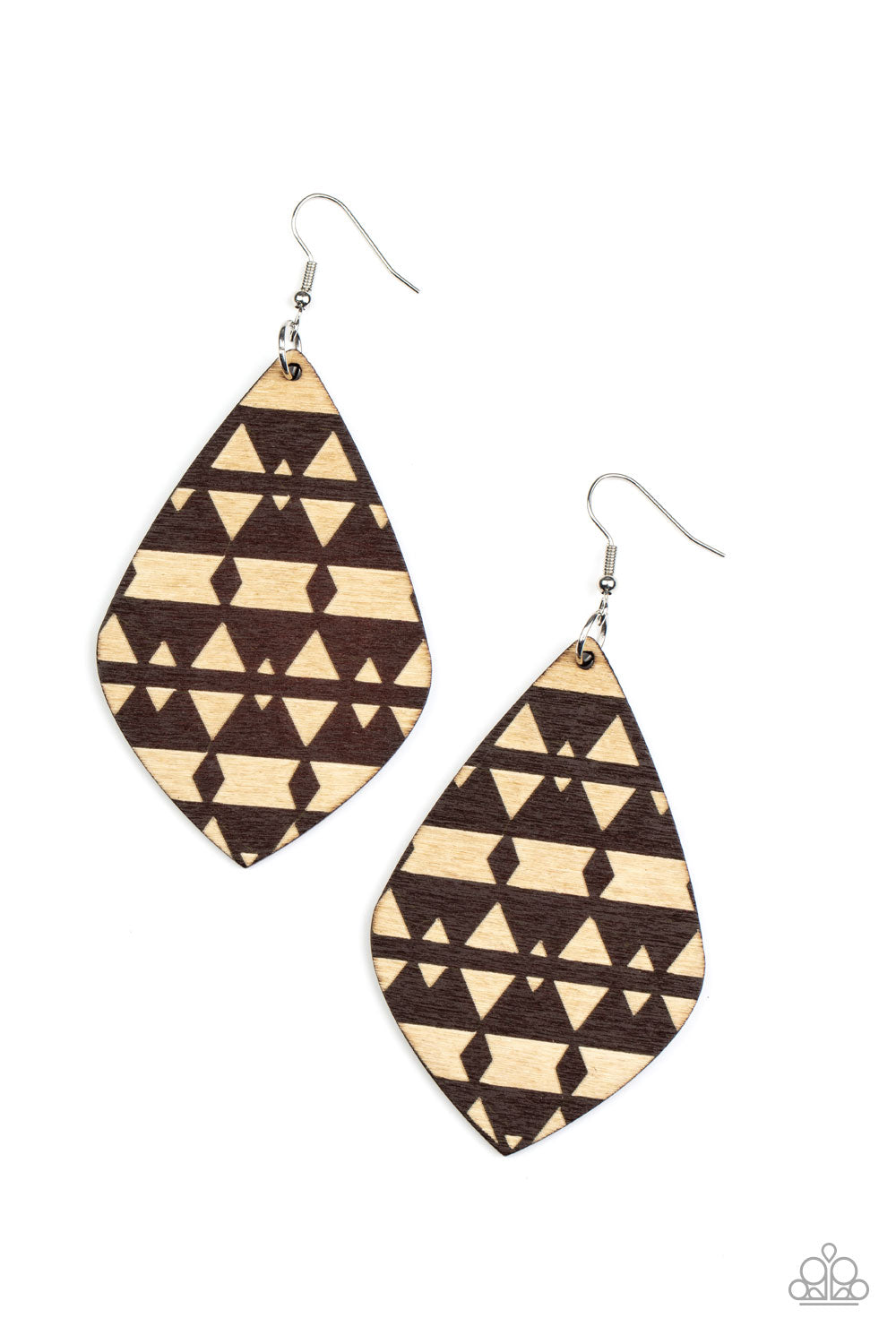 Zimbabwe Zoo - Brown Paparazzi Earrings