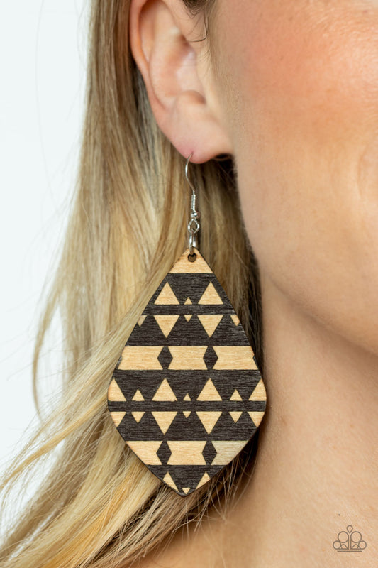 Zimbabwe Zoo - Brown Paparazzi Earrings