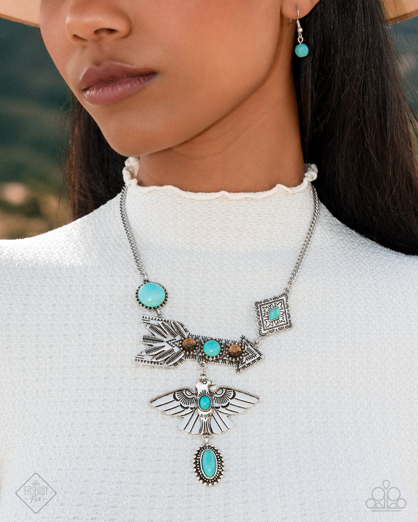 Paparazzi Earthy Exposé - Blue Necklace