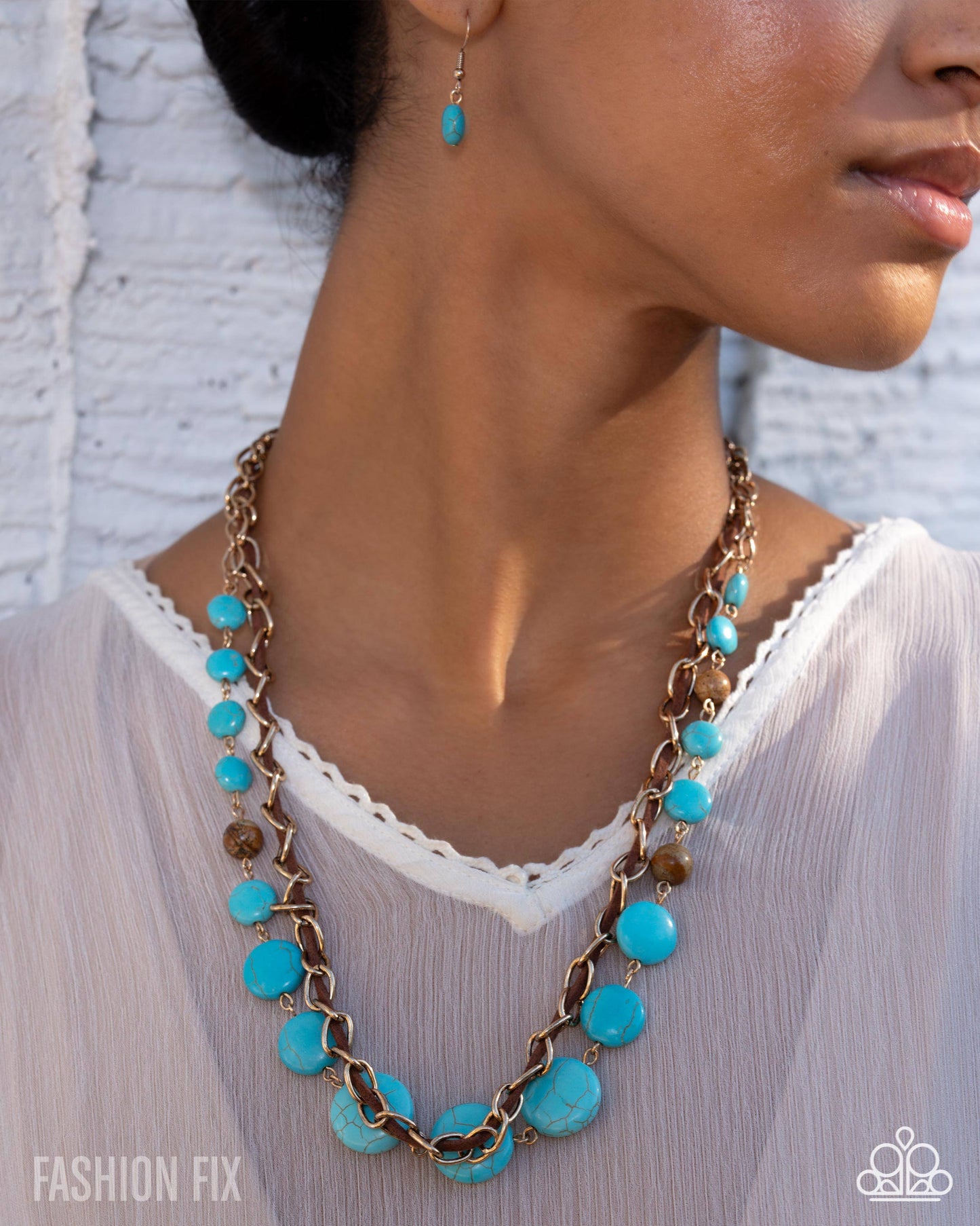 Paparazzi Playful Progression - Gold Necklace