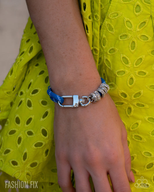 Paparazzi Refulgent Resort - Blue Bracelet