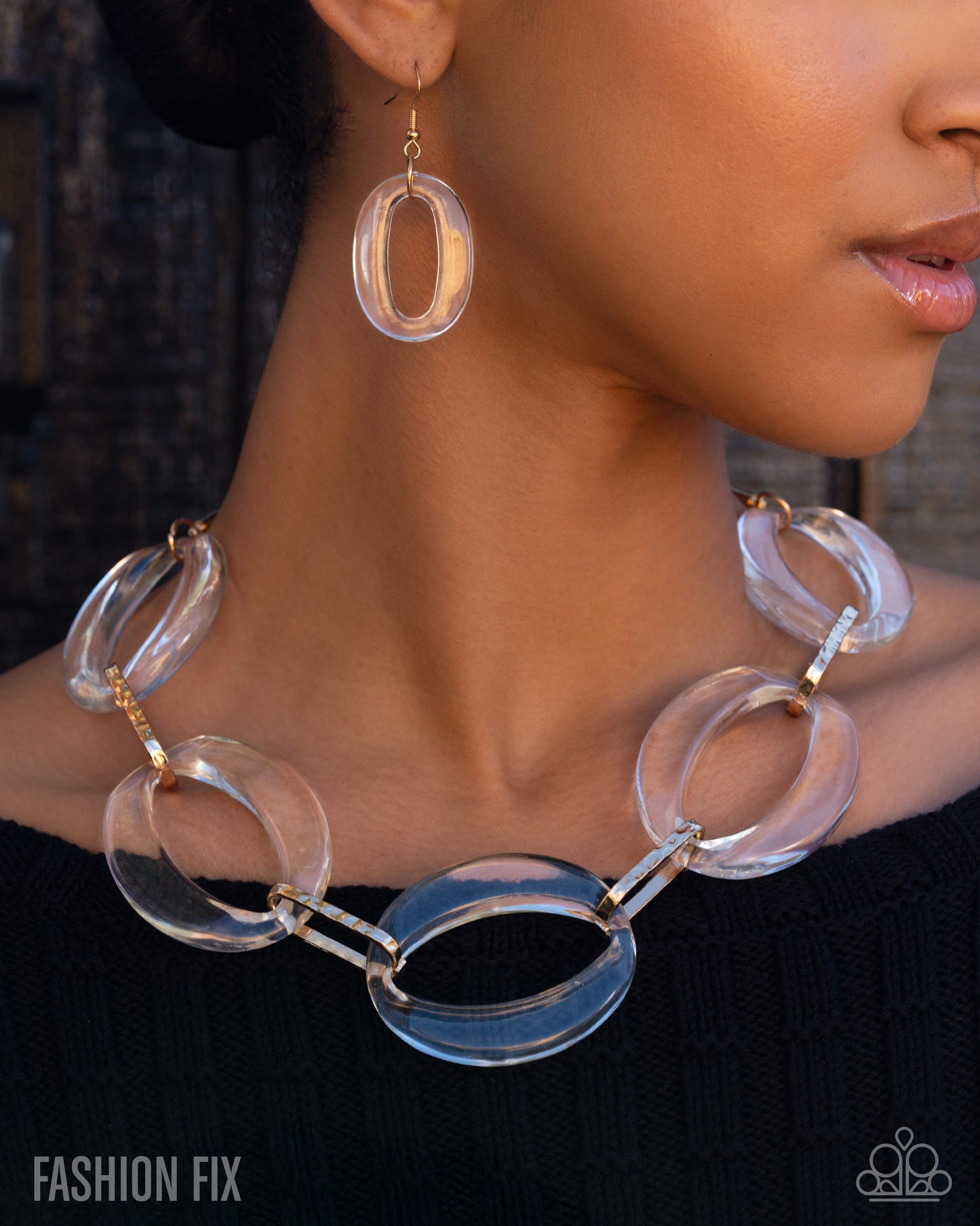 Paparazzi Playful Period - Gold Necklace