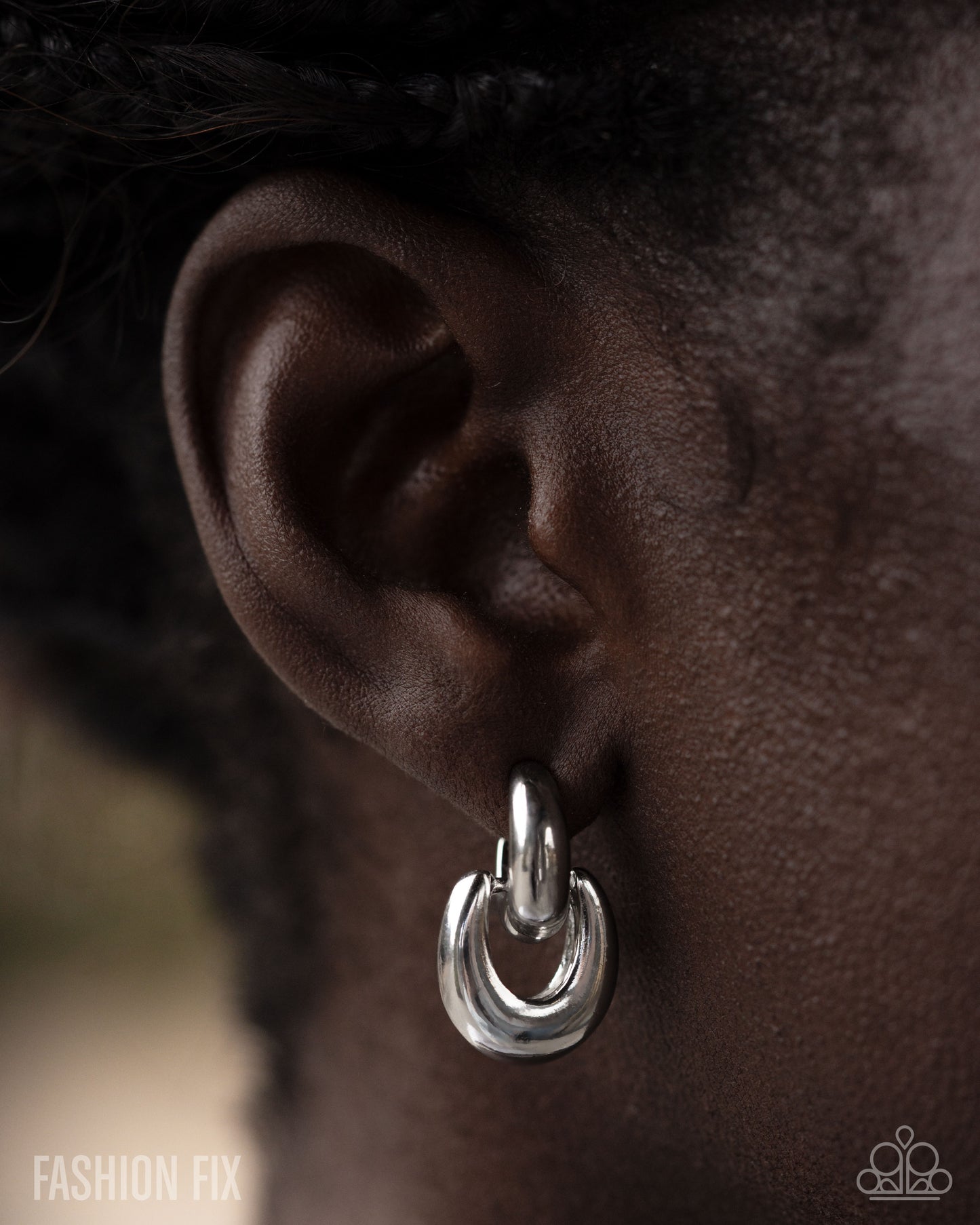 Paparazzi Scheduled Study - Silver Earrings