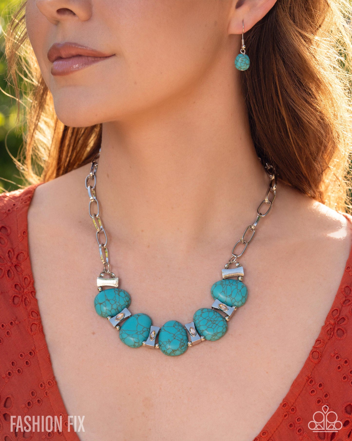Paparazzi Inspired Art - Blue Necklace