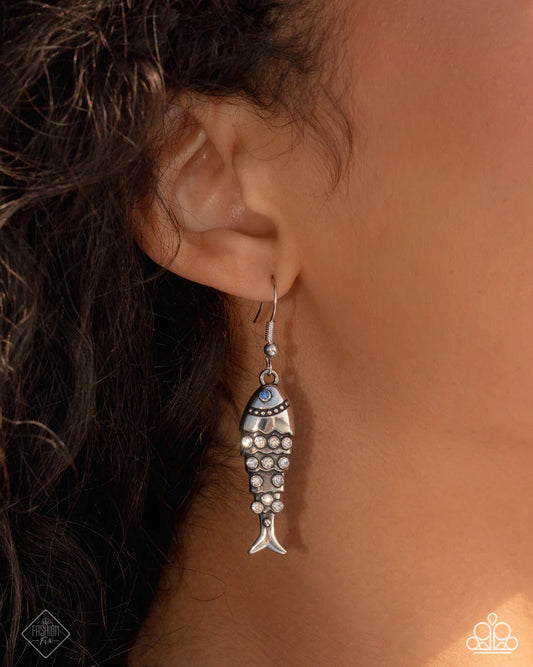 Paparazzi Coastal Cast - Blue Earrings