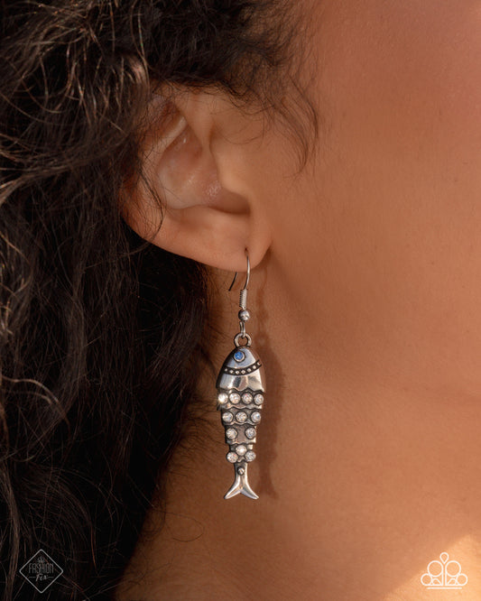Paparazzi Coastal Cast - Blue Earring