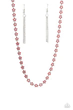 Paparazzi Floral Catwalk - Red Necklace