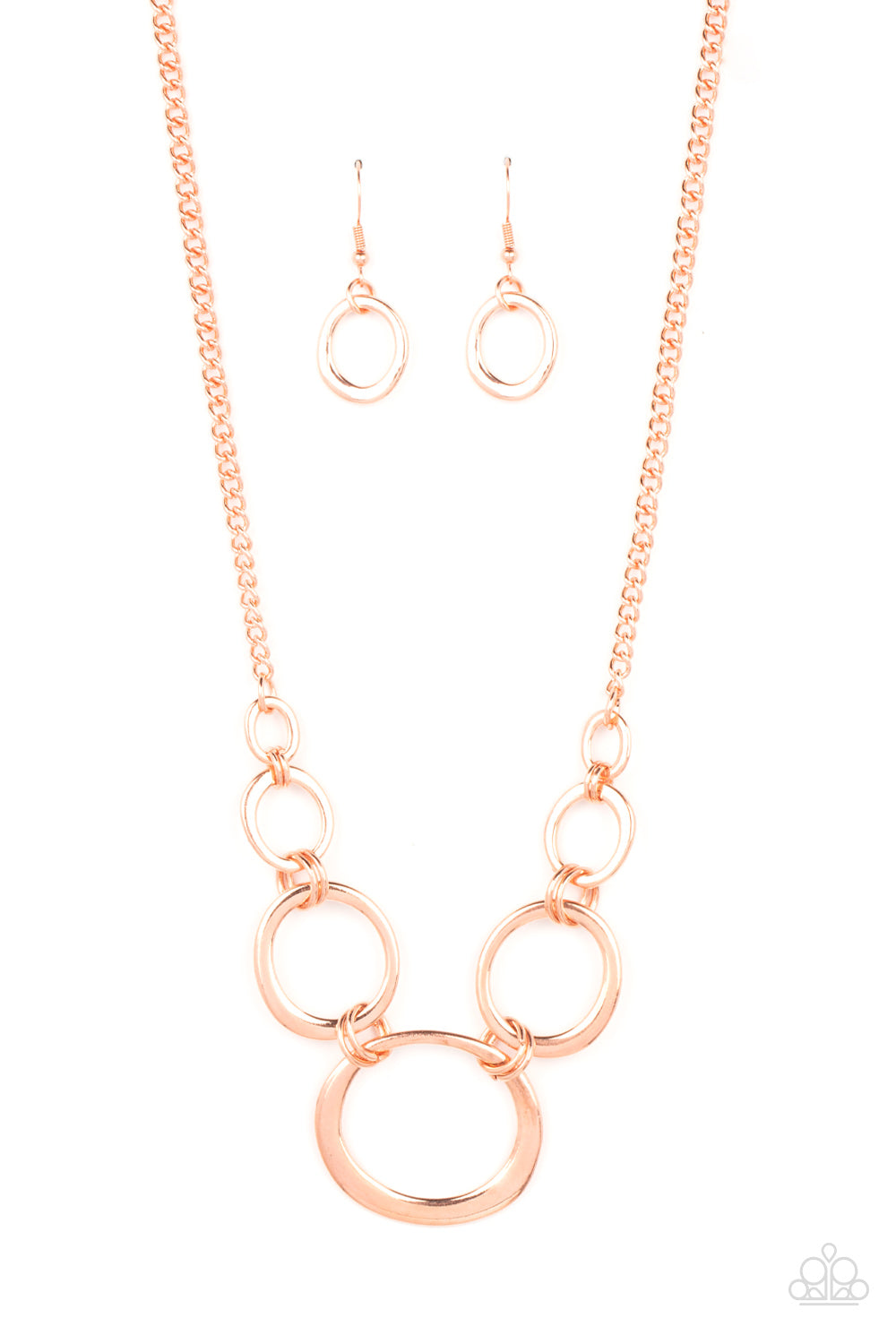 Paparazzi Short Circuit - Copper Necklace