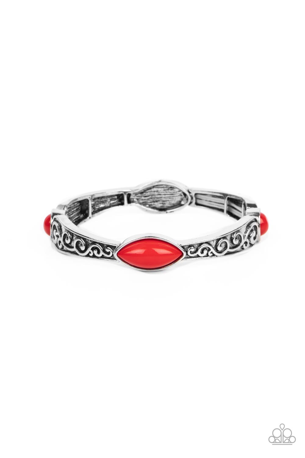 Paparazzi Veranda Variety - Red  Bracelet