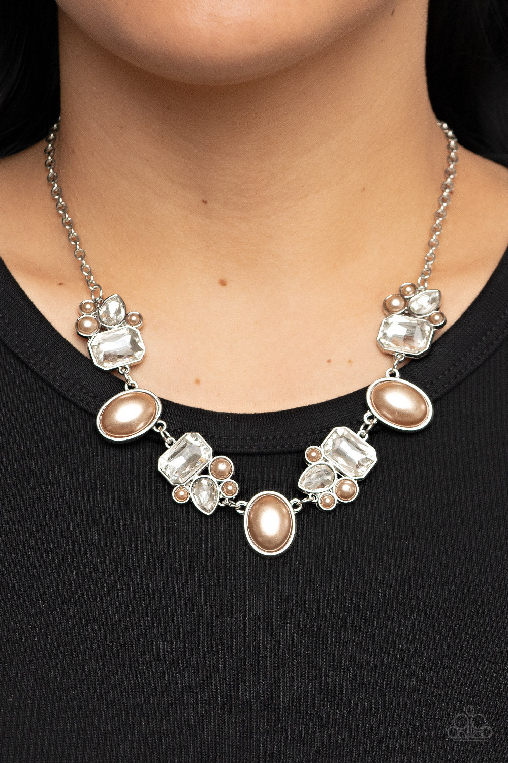 Paparazzi Sensational Showstopper - Brown Necklace