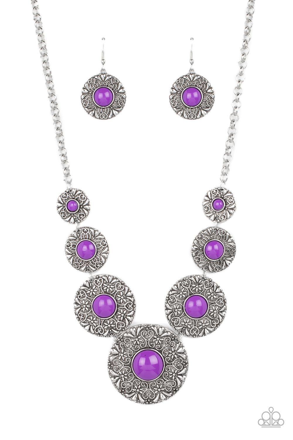 Paparazzi Garden Glade - Purple Necklace