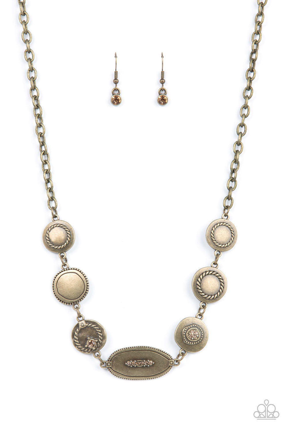 Paparazzi Uniquely Unconventional - Brass Necklace