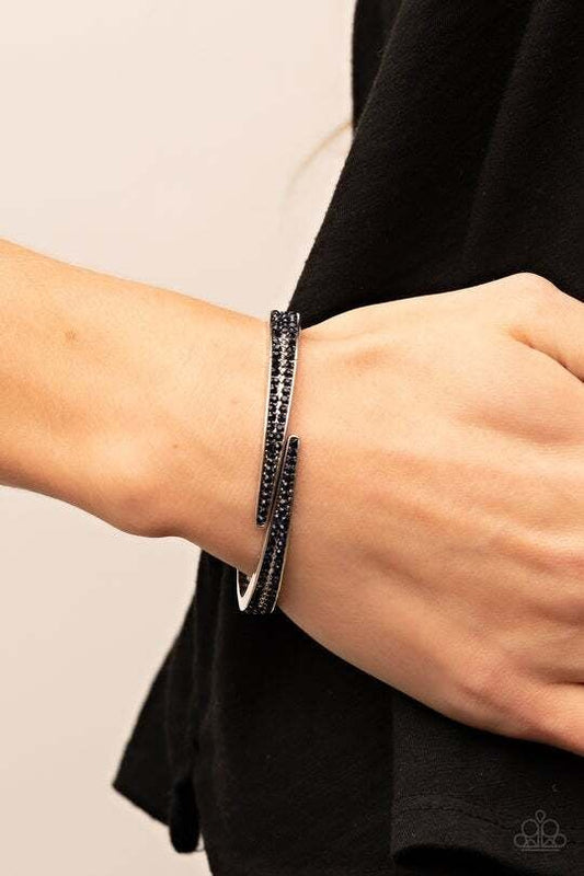 Paparazzi Deco Drama - Black Bracelet