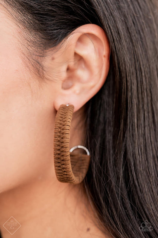 Rural Guru - Brown Paparazzi Earrings