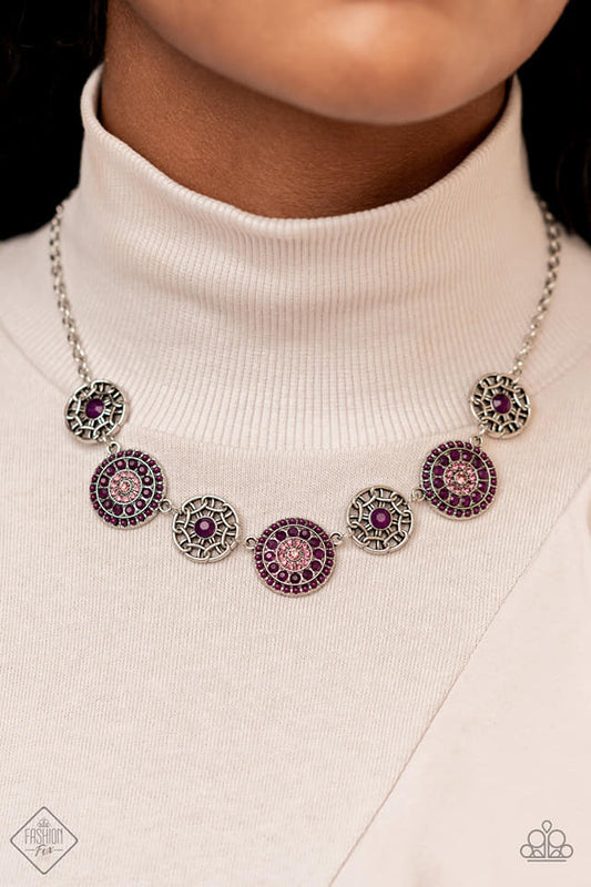 Farmers Market Fashionista - Purple Paparazzi Necklace
