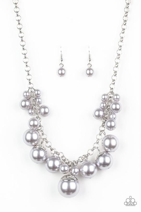 Broadway Belle-silver Paparazzi Necklace