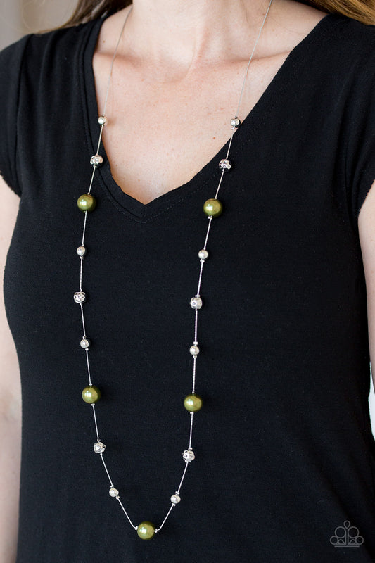 Paparazzi Eloquently Eloquent - Green Necklace