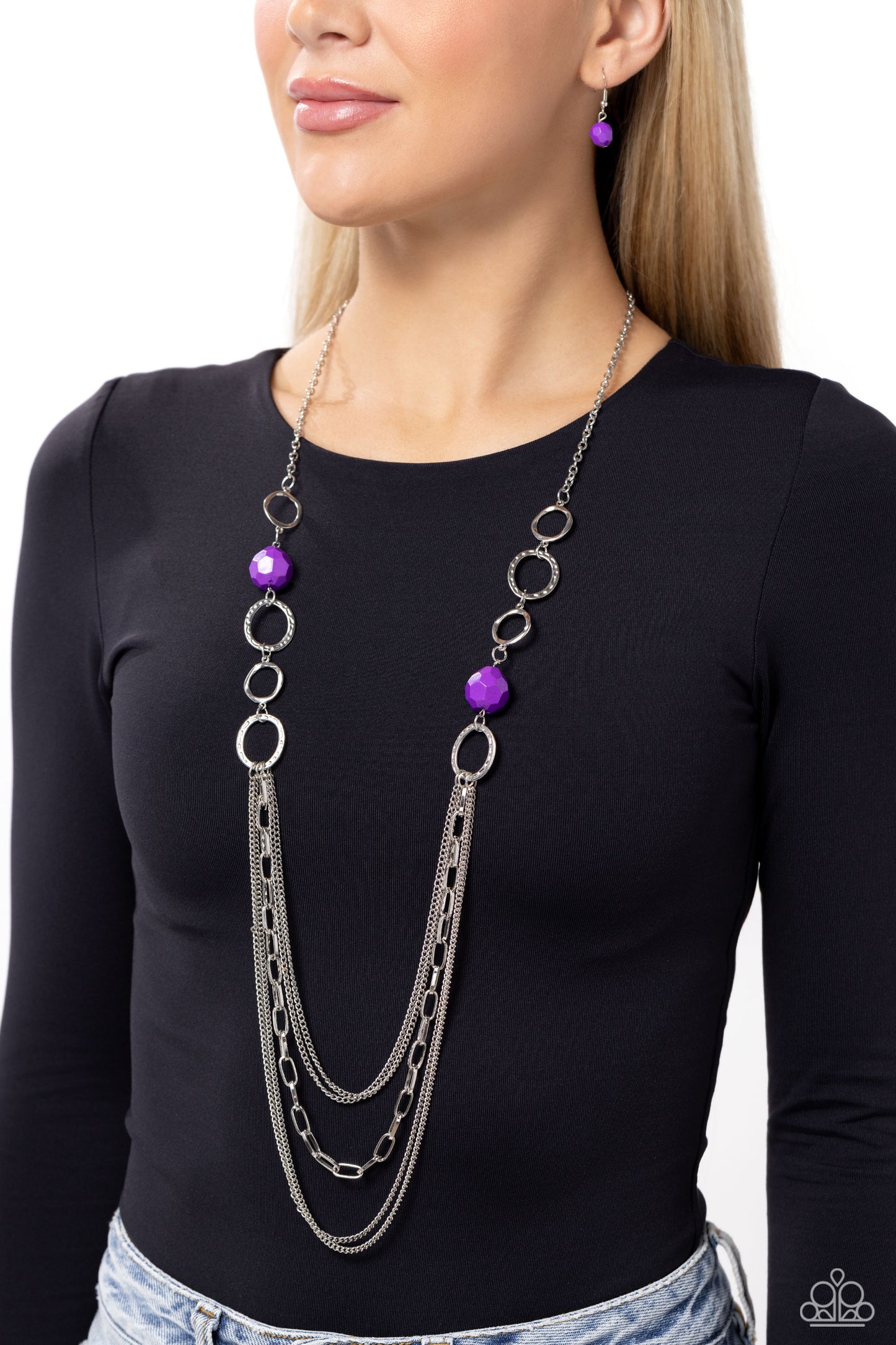 Paparazzi Margarita Masquerades - Purple Necklace