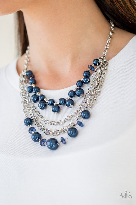 Paparazzi Rockin Rockette - Blue Necklace